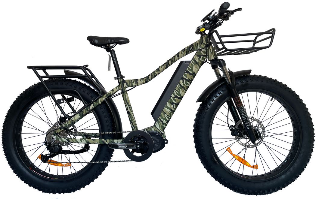 CAMO MD1000 (HORS ROUTE) - Puissant «Fat Bike» avec pneus de 4,5” et moteur pédalier de 1000 watts